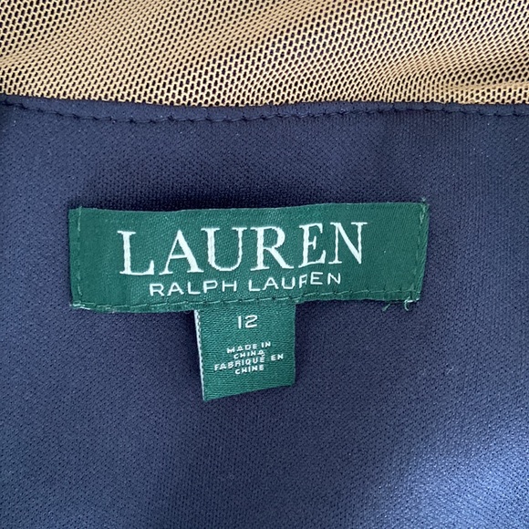 Lauren by Ralph Lauren Galinda Lace-Bodice Sheath Dress - Picture 7 of 15